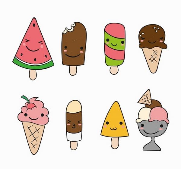 Каваи мороженое