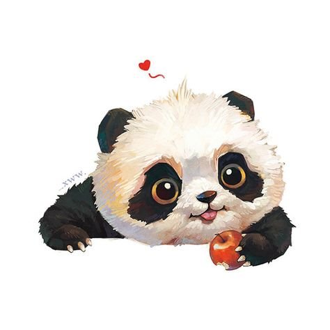 Панды мультяшные