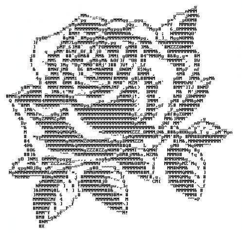 Рисунки из знаков