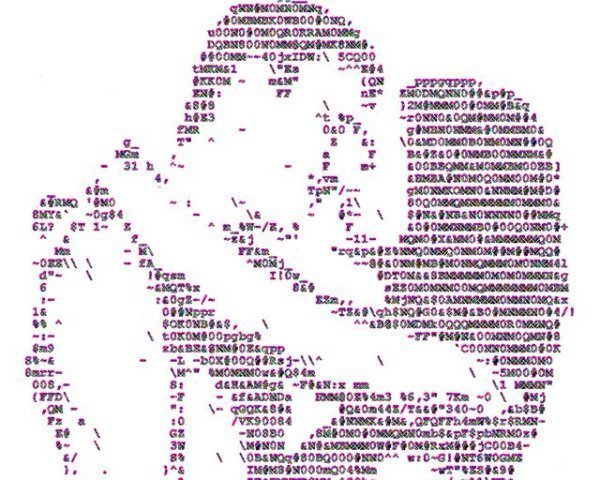 Изображения из символов