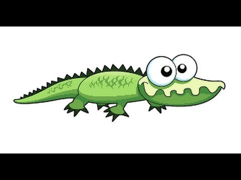 Милые мультяшные крокодильчики
