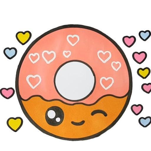 Пончик с глазами