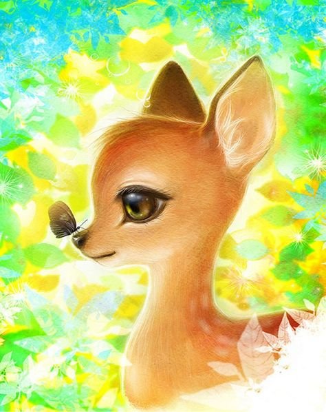 Бэмби милый Олененок