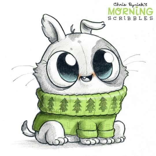 Chris Ryniak morning Scribbles малюнки