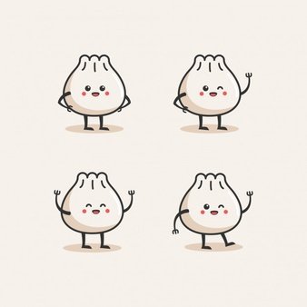 Пельмешек мультяшный