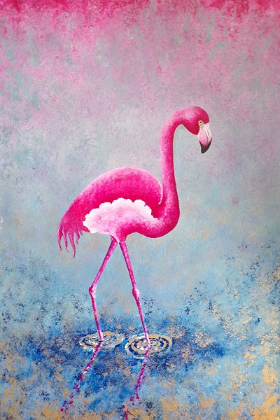 Фламинго стилизация