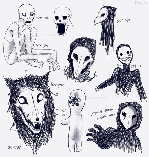 Милые scp рисунки (37 фото)