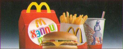 Макдональдс Хэппи мил на подносе