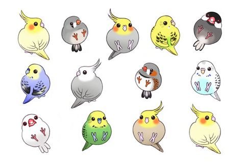 Кавайные птички