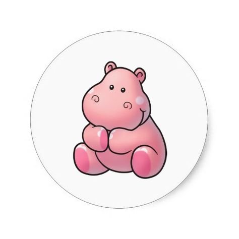 Милые бегемотики мультяшные