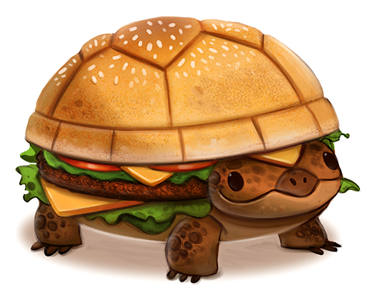 Милая черепашка арт