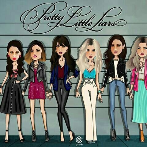 Милые обманщицы картинки для срисовки