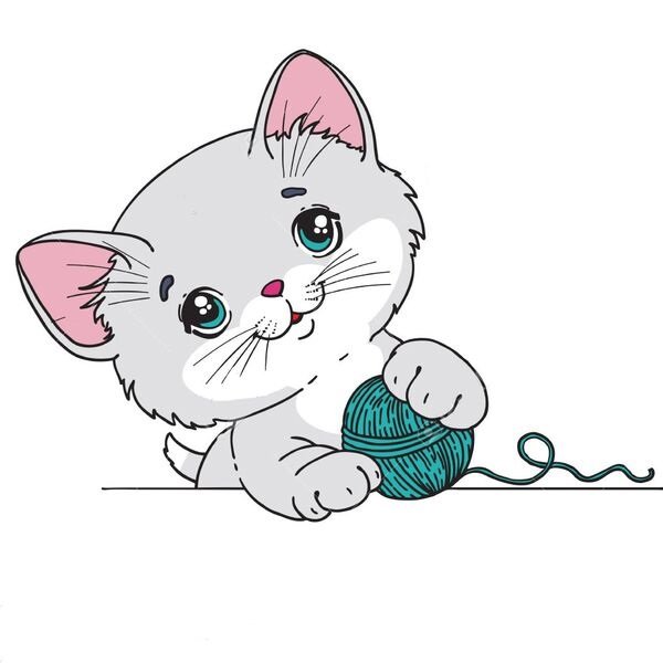 Рисовать миленьких котят