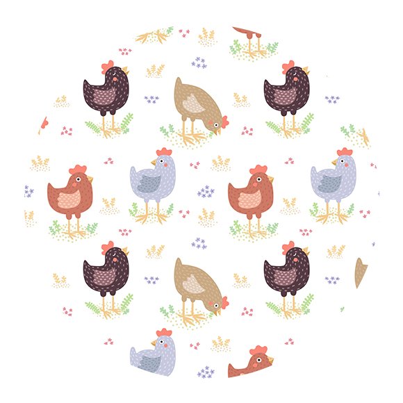 Милые рисунки курочек