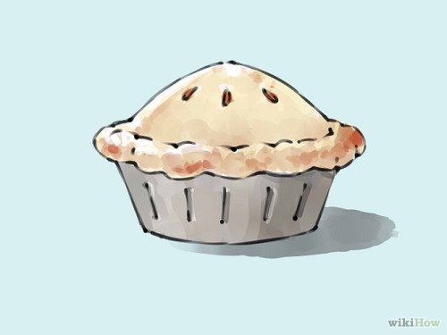 Как рисовать пирог с овечками