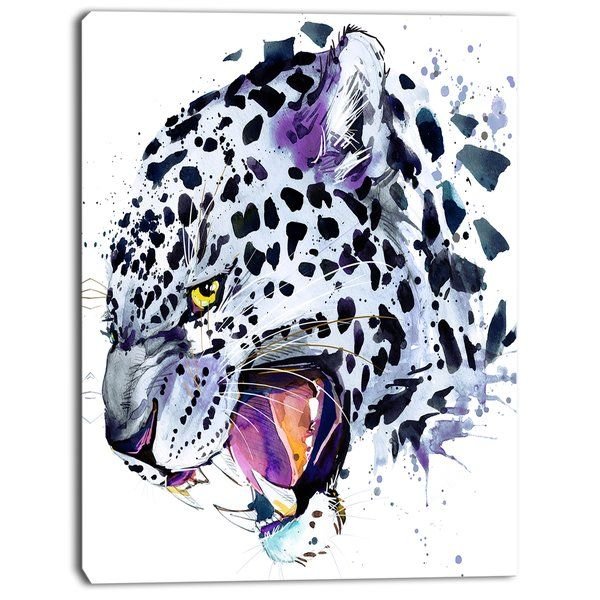 Леопард скетч