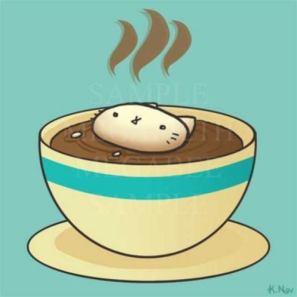 Милое кофе рисунок