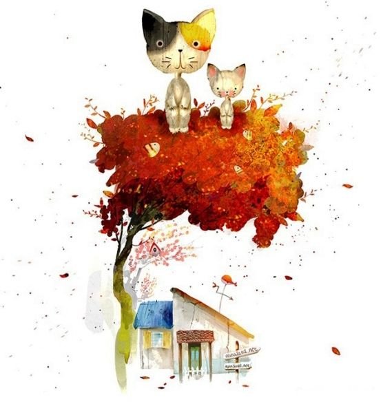 Осенние иллюстрации