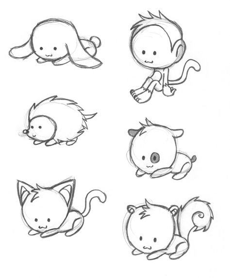Лёгкие рисунки для срисовки карандашом для начинающих милые