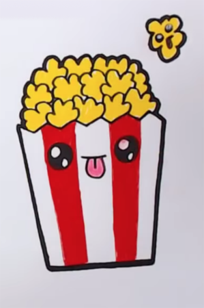 Попкорн для срисовки