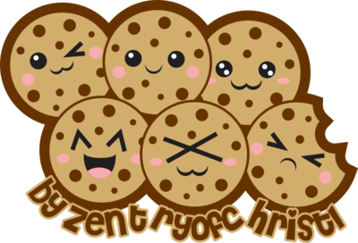 Наклейки печенек красивые