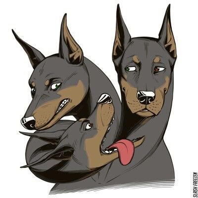 Трехглавый Доберман