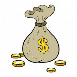 Фон с мультяшными деньгами