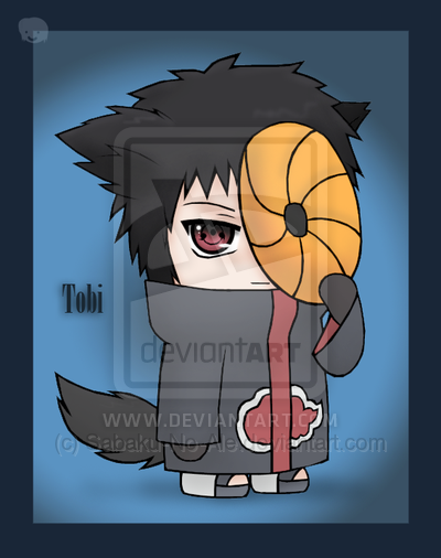 Чиби Обито котик