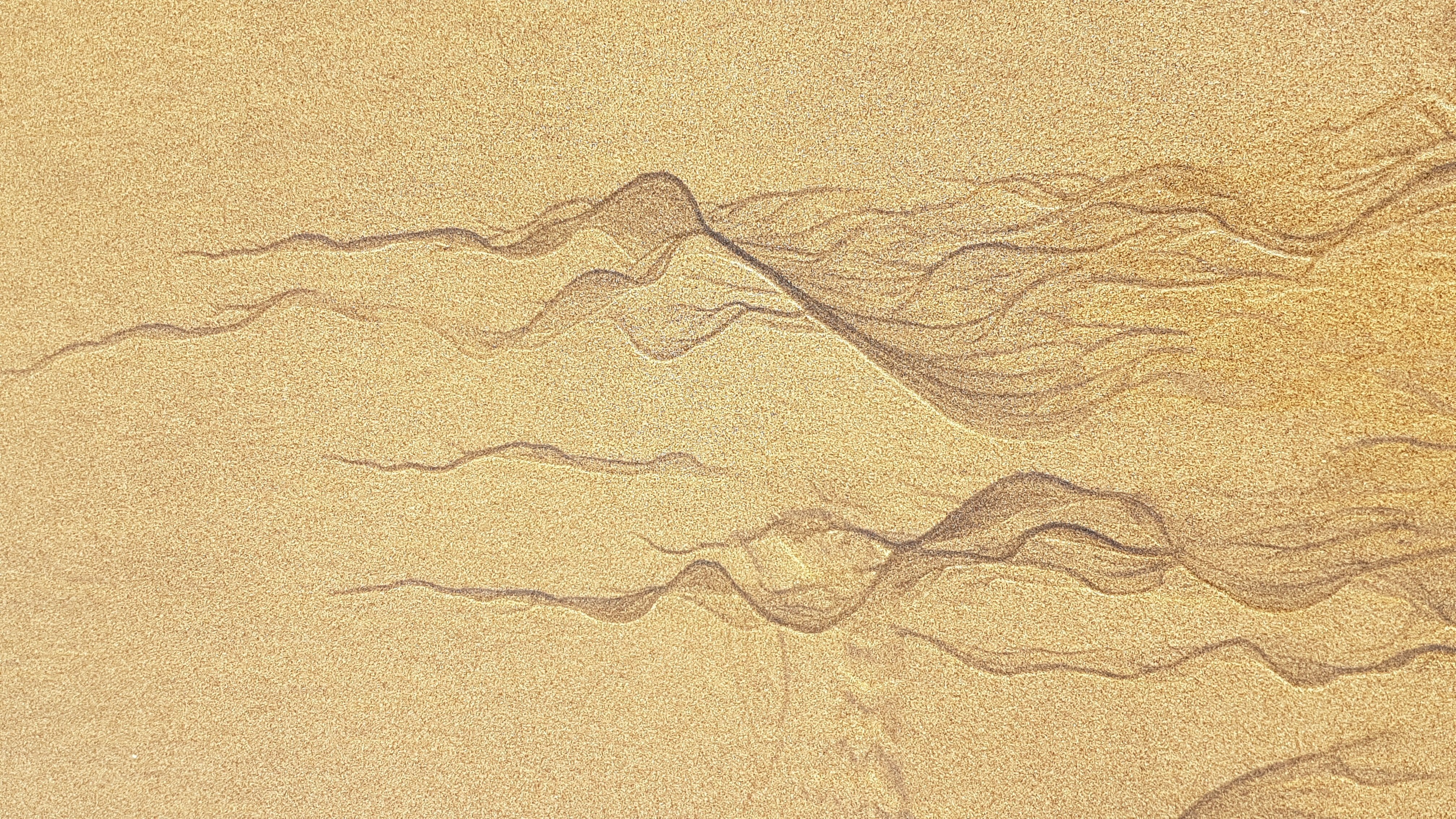 Как нарисовать песок карандашами