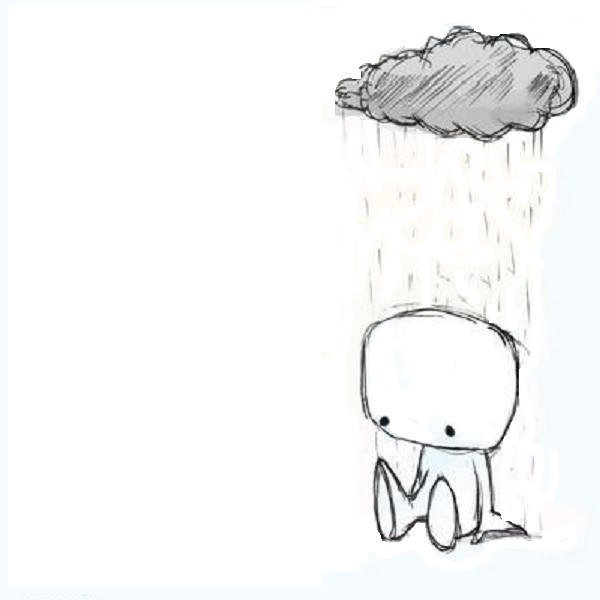 Рисунки для ЛД грустные