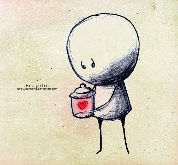 Человечек с сердечком