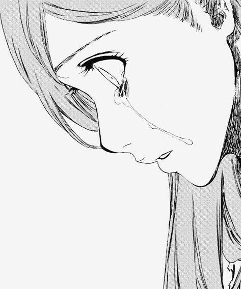 Аниме девушка в профиль