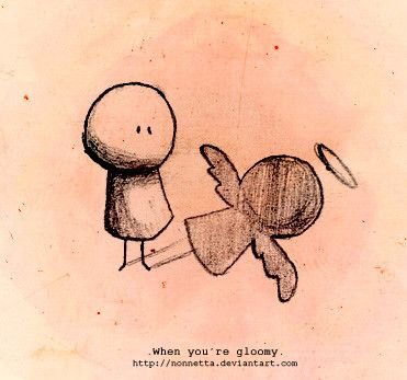 Человечек нарисованный карандашом