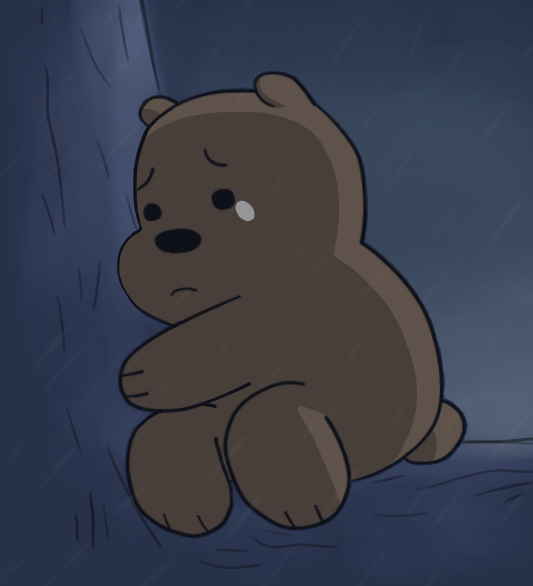 Медвежонок плачет