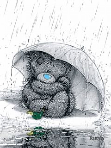 Грустный мишка Тедди