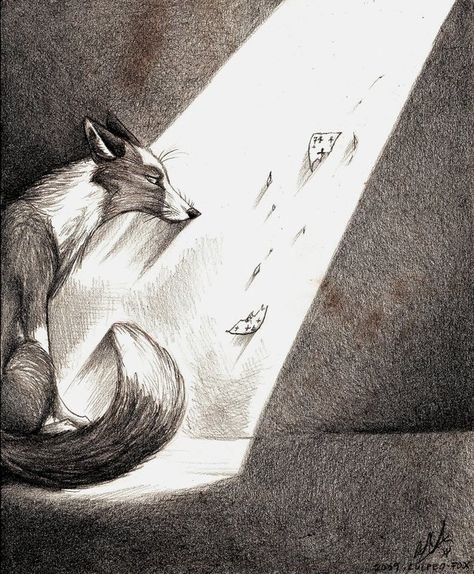 Лисичка плачет