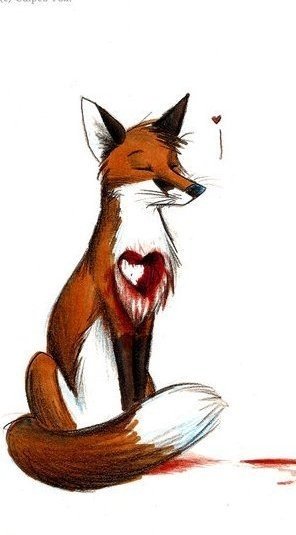 Лиса рыдает