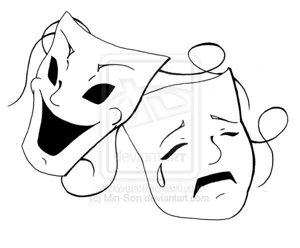 Маска театр эскиз