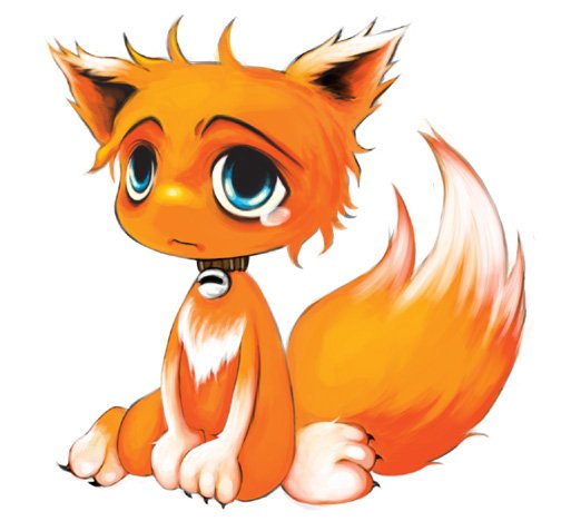 Грустный Лисенок для детей