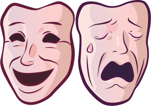 Грустная и радостная маска