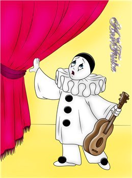 Пьеро из комедии дель арте