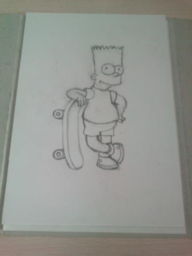 Нарисовать Барта Симпсона поэтапно
