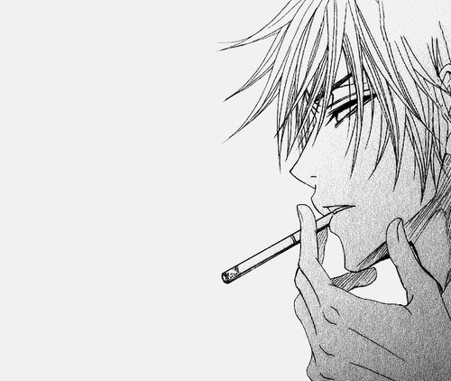 Аниме карандашом парни грусть