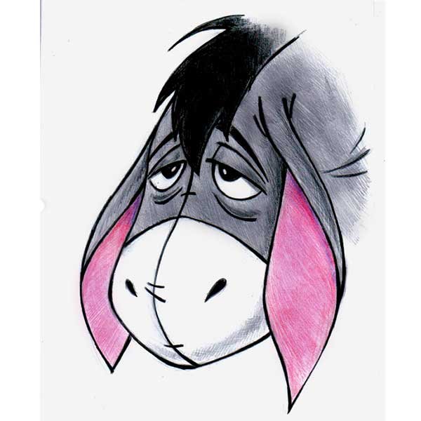 Грустные мультяшные герои