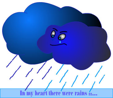 Обиженная тучка