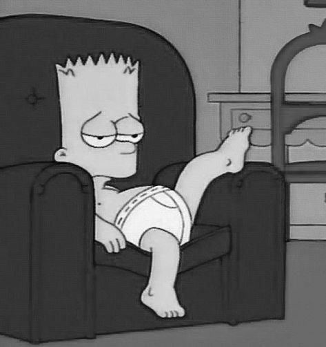 Барт симпсон грустит