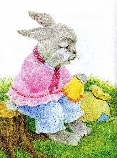 Заюшкина избушка зайчик плачет