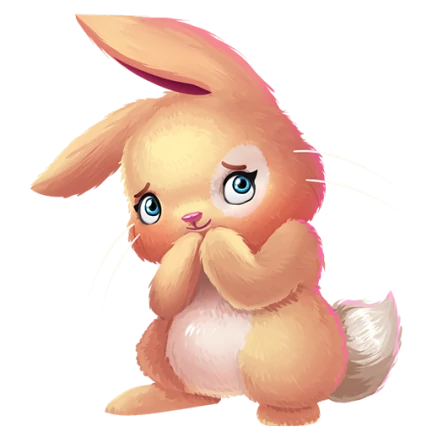 Смущенный зайчик