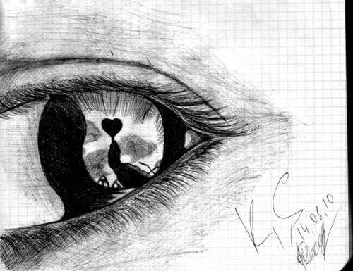 Грустные рисунки в тетради