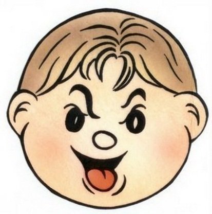 Эмоции в картинках для детского сада лицо